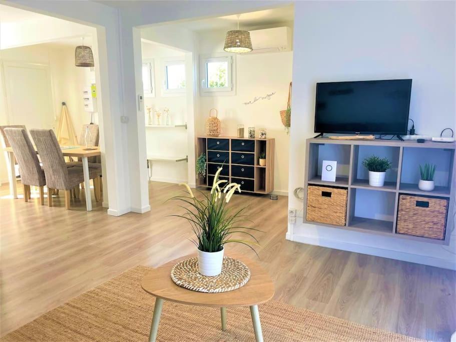 Caporizon-Villa Courant-Terrasse-Proche Plage 미미장플라즈 외부 사진